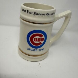 Chicago Cubs‎ 1984 East Division Champions MLB Baseball Beer Stein Mug